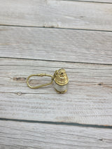 Lantern Keychain, Lantern Keyring, FREE SHIPPING, Vintage Reproduction Keychain, Brass Keychain, Nautical Keychain - Pink Horse Florida