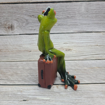 Funny Frog Figurine, On Sale Frog Figurine, Funny Pen Holder, Funny Figurine, Funny Office Decor - Pink Horse Florida