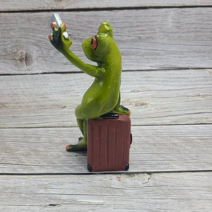 Funny Frog Figurine, On Sale Frog Figurine, Funny Pen Holder, Funny Figurine, Funny Office Decor - Pink Horse Florida