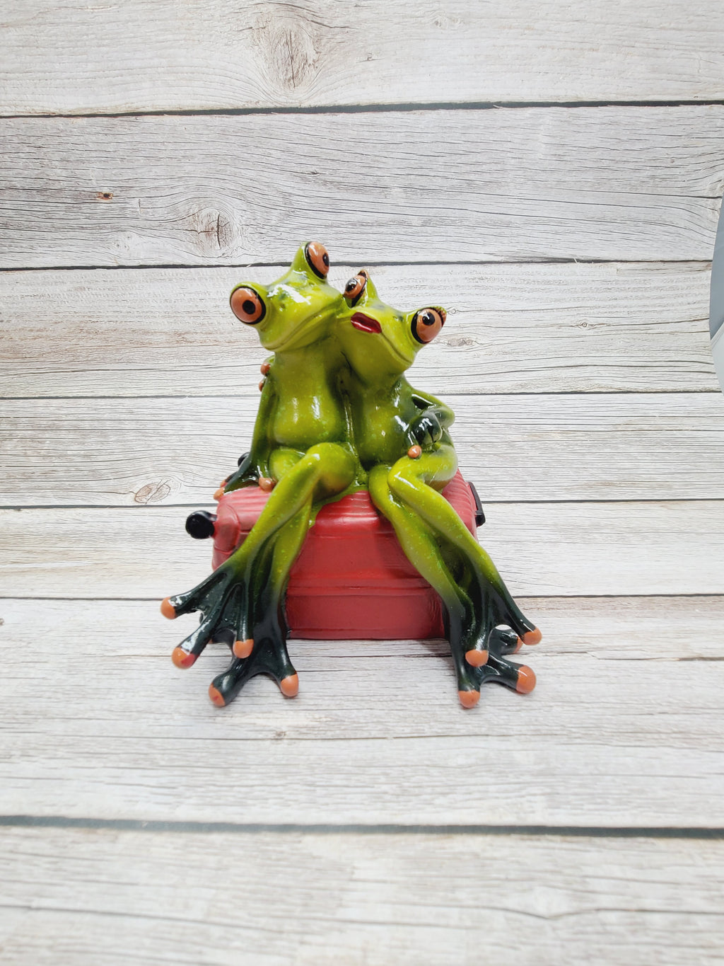 Funny Frog Figurine, Funny Office Decor, Frog Figure, Frog Statue, Hippie  Frog