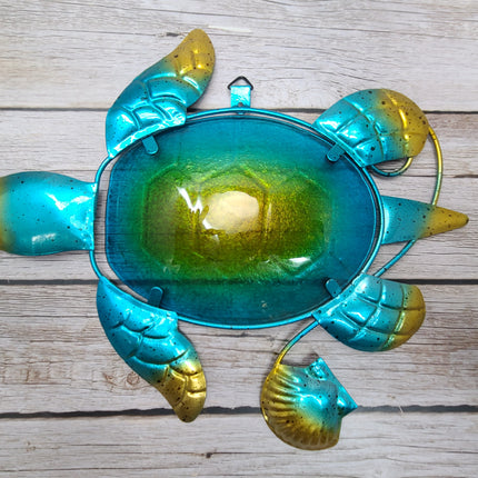 Metal Wall Art SET OF THREE, Sea Turtle Wall Art, Fish Wall Art, Crab Wall Art, Metal Wall Art - Pink Horse Florida