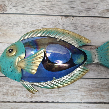 Fish Wall Art, Fish Wall Decor, Dory Fish Outdoor Wall Decor, Fish Gifts, Iron Fish Wall Art - Pink Horse Florida