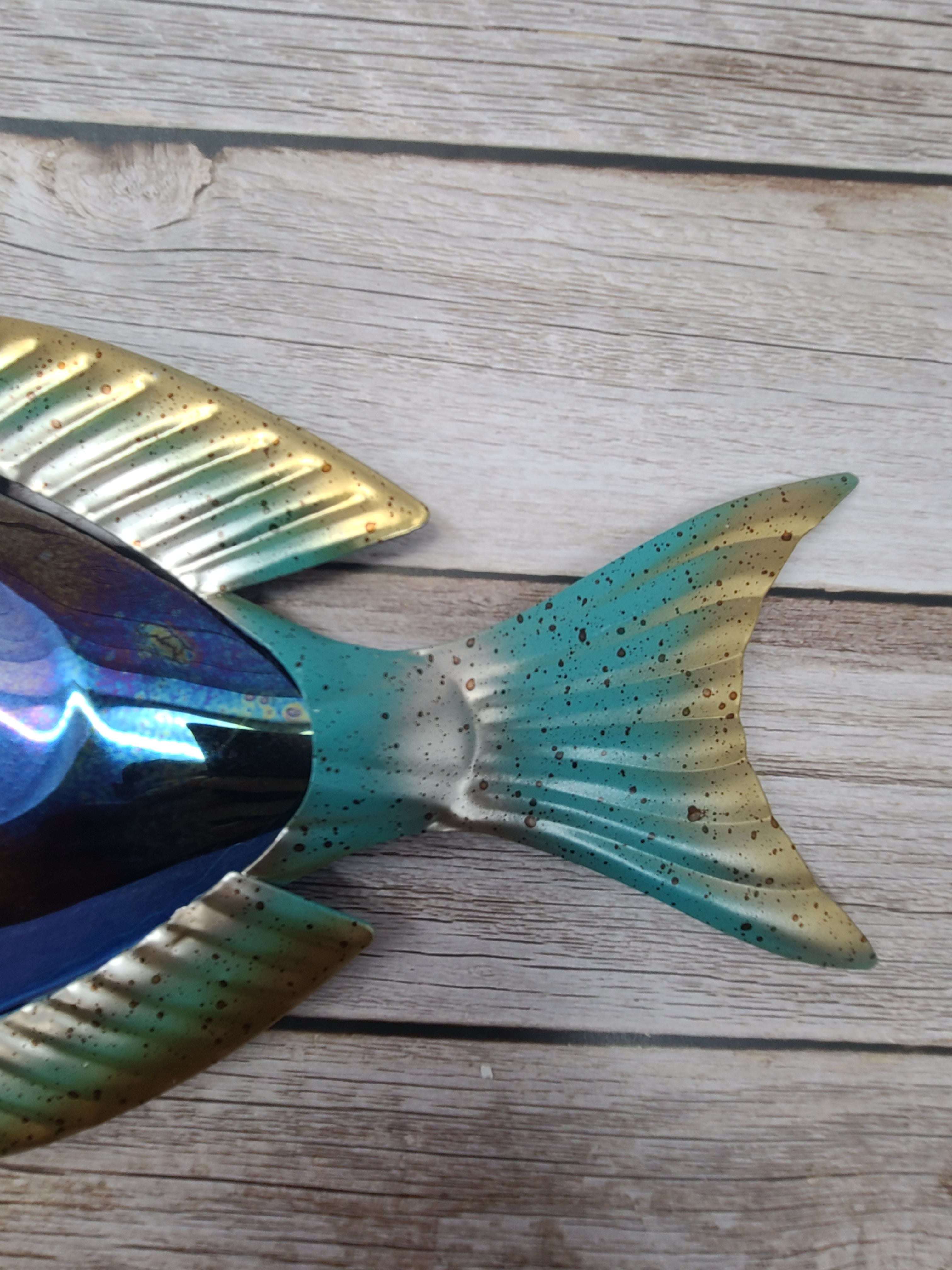 Fish Wall Art, Fish Wall Decor, Dory Fish Outdoor Wall Decor, Fish Gifts, Iron Fish Wall Art - Pink Horse Florida