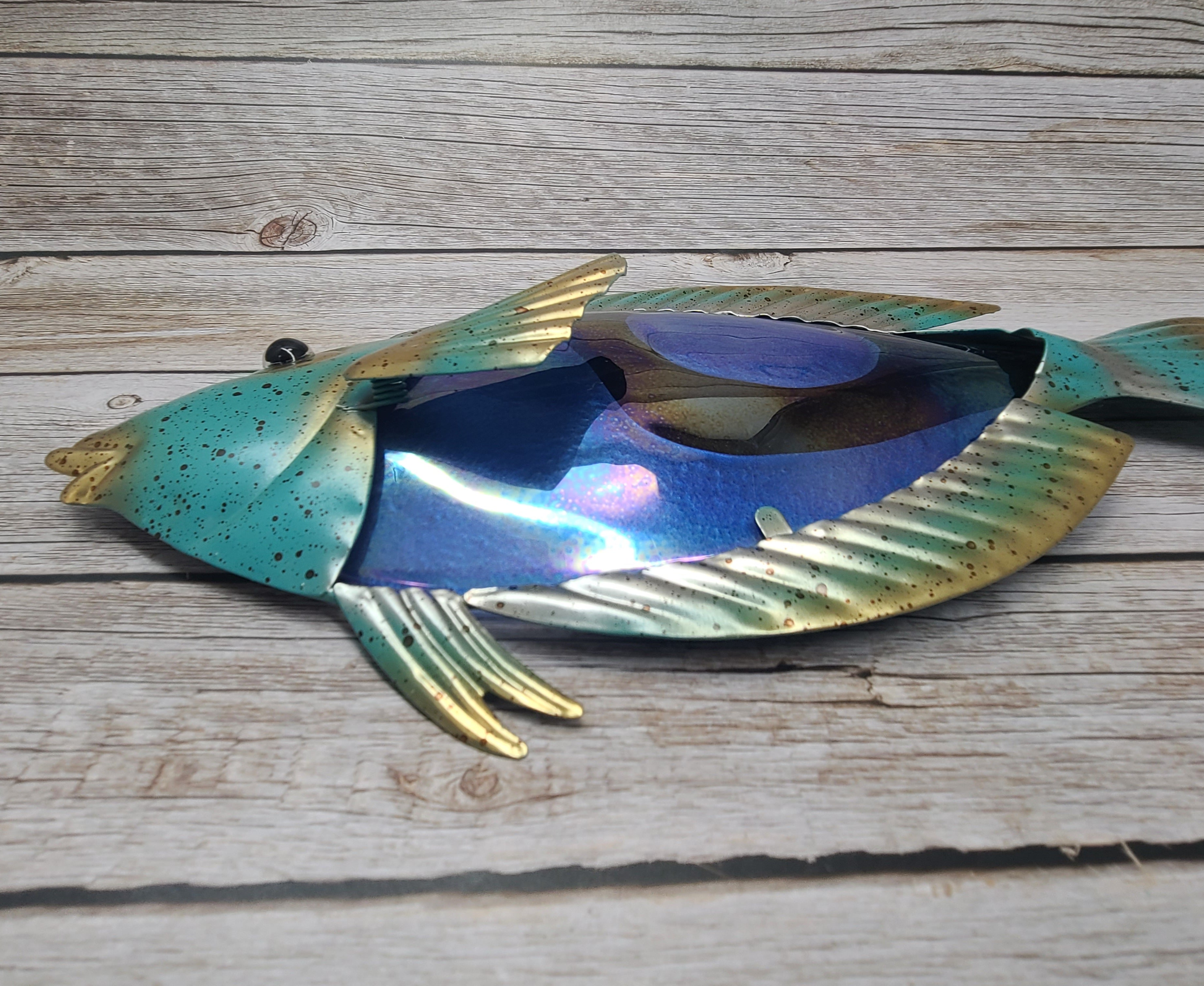 Fish Wall Art, Fish Wall Decor, Dory Fish Outdoor Wall Decor, Fish Gifts, Iron Fish Wall Art - Pink Horse Florida