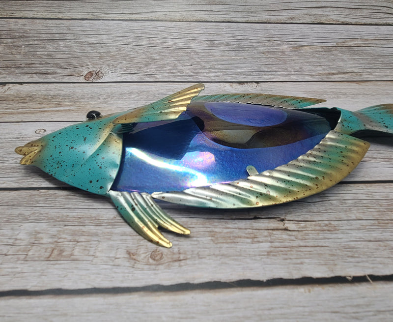 Fish Wall Art, Fish Wall Decor, Dory Fish Outdoor Wall Decor, Fish Gifts, Iron Fish Wall Art - Pink Horse Florida