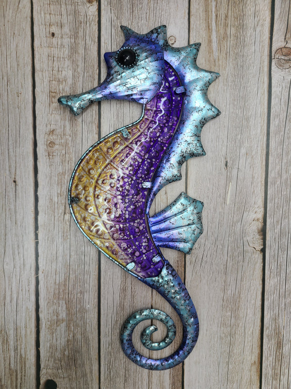 Seahorse Wall Art Seahorse Wall Decor Beach Wall Decor Stained Glass Seahorse Seahorse Decor Beach Home Decor Ocean Decor Seahorse Gift - Pink Horse Florida