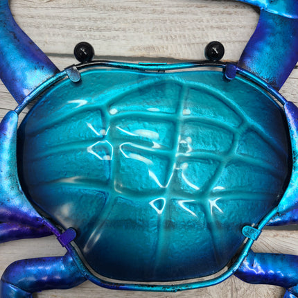 Crab Wall Decor, Stained Glass Crab Wall Art, Wood Ocean Decor, Beach Home Decor, Crab Decoration, Crab Lover - Pink Horse Florida