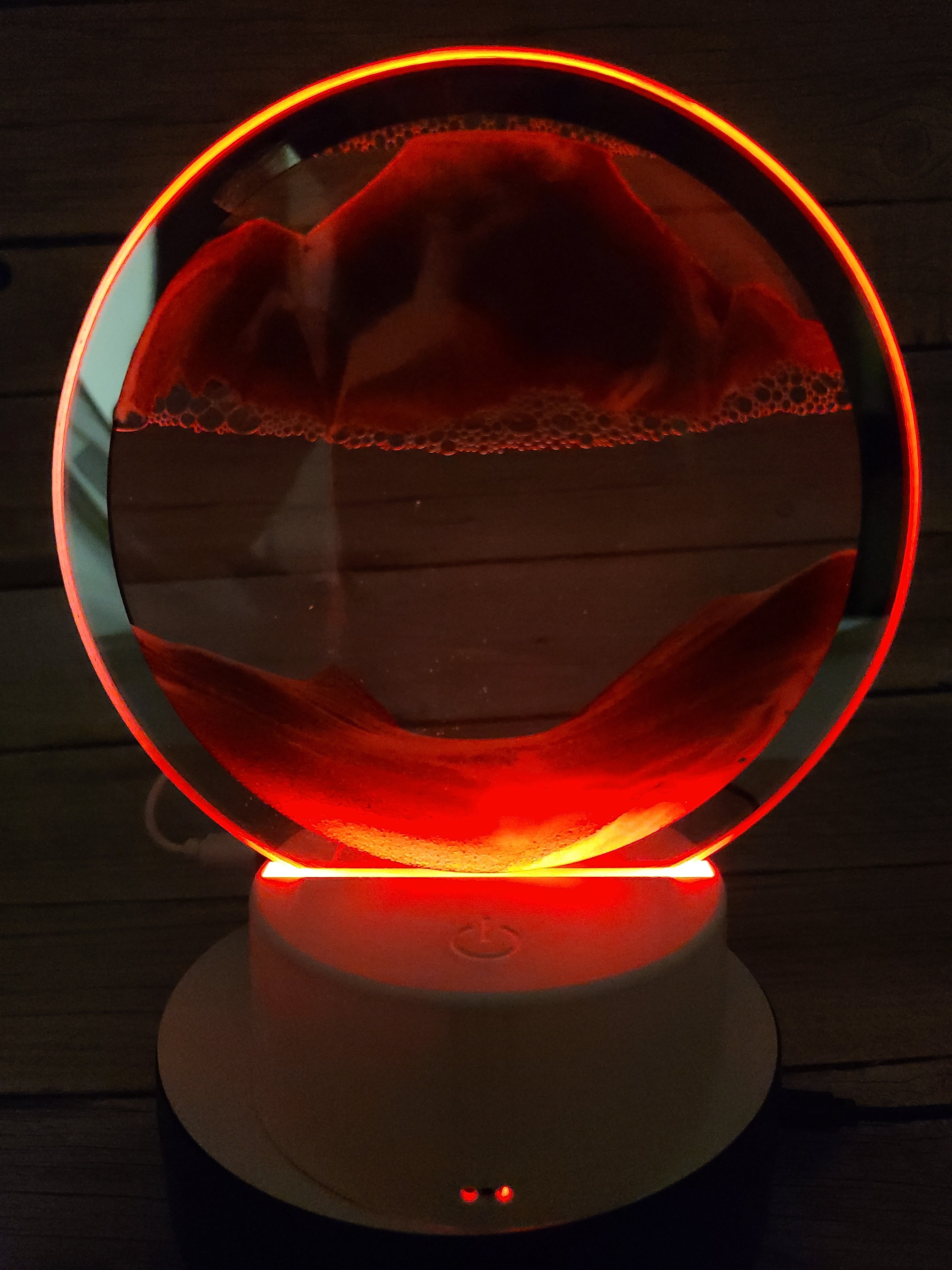 3D Moving Sand Lamp, Ocean Lamp, Quicksand Lamp, 3D Night Light Sand night light Beach-themed night light Sand Coastal night light - Pink Horse Florida