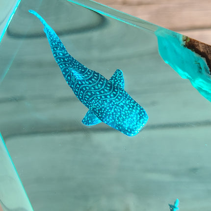 Submarine Cave Lamp Scuba Diver Lamp Turtle Night Ocean Lamp Scuba diver shipwreck night light Epoxy resin scuba diver shipwreck night light - Pink Horse Florida