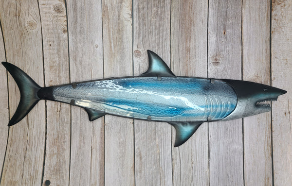 Shark Wall Art, Shark Wall Decor, Nautical Decor, Shark Gift, Shark Wall Accents, Shark Wall Sculpture - Pink Horse Florida