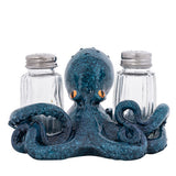 Octopus Salt and Pepper Holder, Kitchen Decor Figurine, Octopus Salt and Pepper Set - Pink Horse Florida