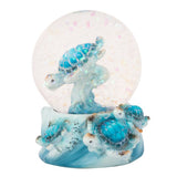 Sea Turtle Snowglobe, Sea Turtle Snowglobe SET OF TWO, Turtle Figurine, Sea Turtle Figurine, Turtle Snow Globe, Sea Life Glitter Snow globe - Pink Horse Florida