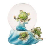 Sea Turtle Snowglobe, Sea Turtle Snowglobe SET OF TWO, Turtle Figurine, Sea Turtle Figurine, Turtle Snow Globe, Turtle Collectible - Pink Horse Florida