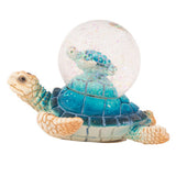 Sea Turtle Snowglobe, Sea Turtle Snowglobe SET OF TWO, Turtle Figurine, Sea Turtle Figurine, Turtle Snow Globe, Sea Life Glitter Snow globe - Pink Horse Florida