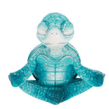 Yoga Sea Turtle, Zen Turtle, Serene Yoga Pose Figurine, Cartoon Sea Turtle, Meditating Sea Turtle - Pink Horse Florida