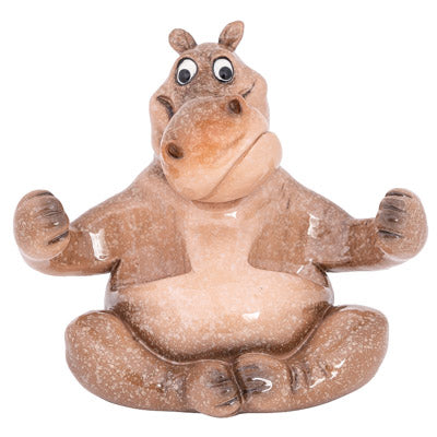 Hippo Salt and Pepper Holder, Kitchen Decor Figurine, Hippo Salt and Pepper Set - Pink Horse Florida