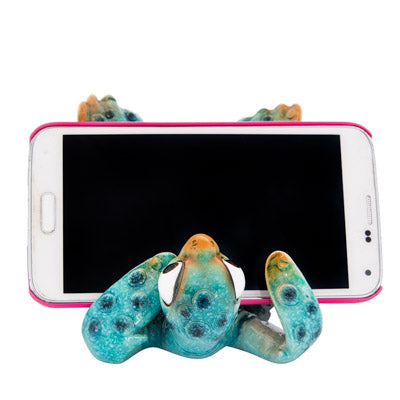 Turtle Phone Stand Figurine Phone Holder Sculpture Cute Turtle Dock Nautical Phone Cradle Sea Turtle Desk Accessory Coastal Tech Holder - Pink Horse Florida