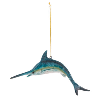 Marlin hanging decoration SET of TWO Marlin ornament for tree Marlin wall decor Marlin collectible Marlin ornament for fishing enthusiasts - Pink Horse Florida