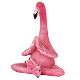 Meditating Flamingo Figurine, Flamingo Yoga, Flamingo Gift, Flamingo Figurine, Meditating Figurine - Pink Horse Florida