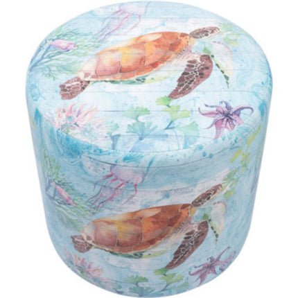 Turtle Stool, Coastal Stool, Coastal Decor, Beach Decor, Beach Stool, Turtle Chair, Coastal Chair,Figurine - Pink Horse Florida