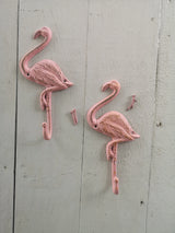 Flamingo Hook Set of TWO, Rustic Flamingo Hook, Towel Hook, Pool Side Hook - Pink Horse Florida