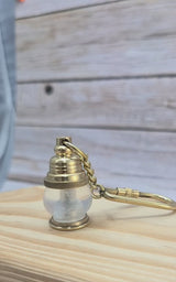 Lantern Keychain, Lantern Keyring, FREE SHIPPING, Vintage Reproduction Keychain, Brass Keychain, Nautical Keychain