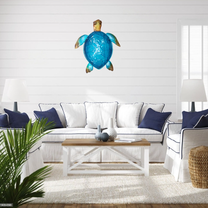 Sea Turtle Wall Art, Sea Turtle Wall Decor, Nautical Decor, Turtle Gift, Turtle Wall Art Metal, Sea Turtle Wall - Pink Horse Florida