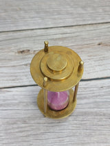 Sand Timer, Sand Timer Decor, Brass Sand Timer, Hourglass, Vintage Hourglass, Antique Sand Timer Reproduction - Pink Horse Florida