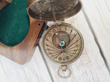 Antique Reproduction Compass, Antique Compass, Vintage Compass, Pocket Compass, Brass Compass - Pink Horse Florida