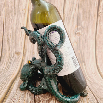 Octopus Bottle Holder, Wine Bottle Holder, Octopus Wine Bottle Holder, Nautical Wine Bottle Holder, - Pink Horse Florida