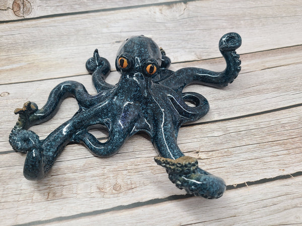 Octopus Hook, Octopus Decor, Nautical Decor, Octopus Key Hook, Octopus Figurine - Pink Horse Florida
