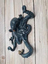 Octopus Hook, Octopus Decor, Nautical Decor, Octopus Key Hook, Octopus Figurine - Pink Horse Florida