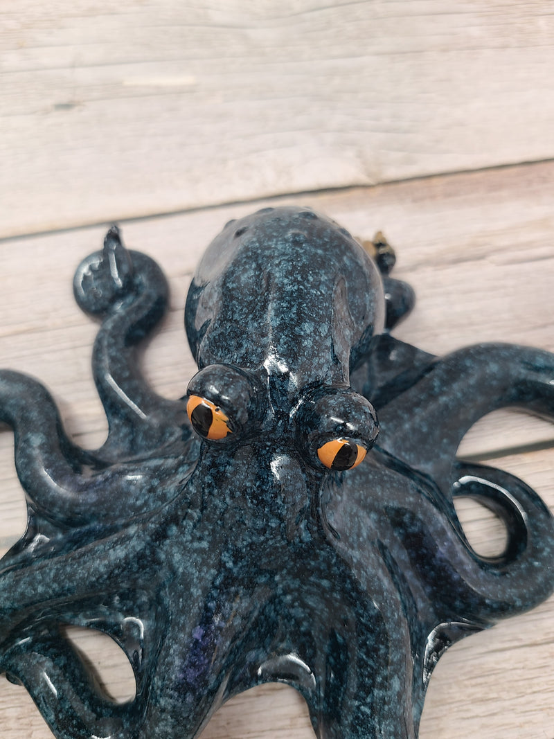 Octopus Hook, Octopus Decor, Nautical Decor, Octopus Key Hook, Octopus Figurine - Pink Horse Florida