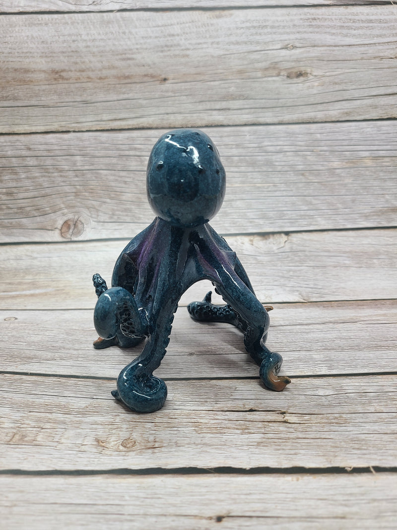 Octopus Figurine, Octopus Decor, Nautical Decor, Beach Decor, Beach Figurine - Pink Horse Florida