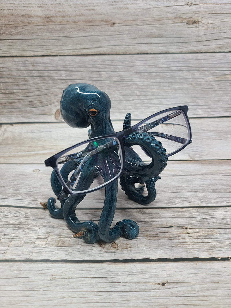 Octopus Figurine, Octopus Decor, Nautical Decor, Beach Decor, Beach Figurine - Pink Horse Florida