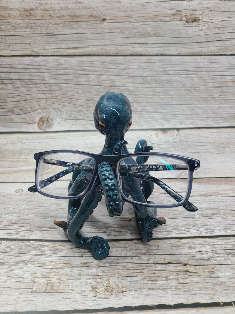 Octopus Figurine, Octopus Decor, Nautical Decor, Beach Decor, Beach Figurine - Pink Horse Florida