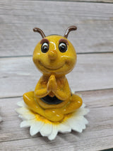 Bumblebee Figurine, Meditating Figurine, Meditating Bumblebee, Bee Figurine, FREE SHIPPING - Pink Horse Florida