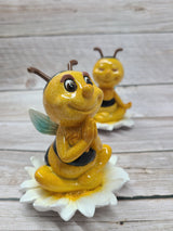 Bumblebee Figurine, Meditating Figurine, Meditating Bumblebee, Bee Figurine, FREE SHIPPING - Pink Horse Florida