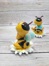 Bumblebee Figurine, Meditating Figurine, Meditating Bumblebee, Bee Figurine, FREE SHIPPING - Pink Horse Florida