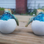 Set Of Two BLUE Color Eggs