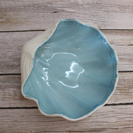 Shell Storage Box, Porcelain Storage Box, Beach Decor, figurine Jewelry Box, Ocean Decor, Seashell Decor, Seashell Gift, Seashell Jewelry Box - Pink Horse Florida