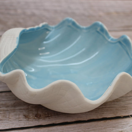 Shell Storage Box, Porcelain Storage Box, Beach Decor, figurine Jewelry Box, Ocean Decor, Seashell Decor, Seashell Gift, Seashell Jewelry Box - Pink Horse Florida