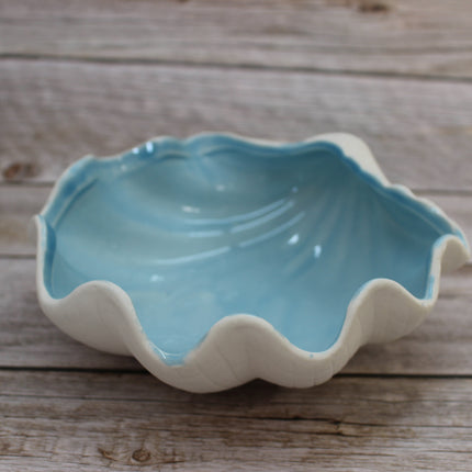 Shell Storage Box, Porcelain Storage Box, Beach Decor, figurine Jewelry Box, Ocean Decor, Seashell Decor, Seashell Gift, Seashell Jewelry Box - Pink Horse Florida