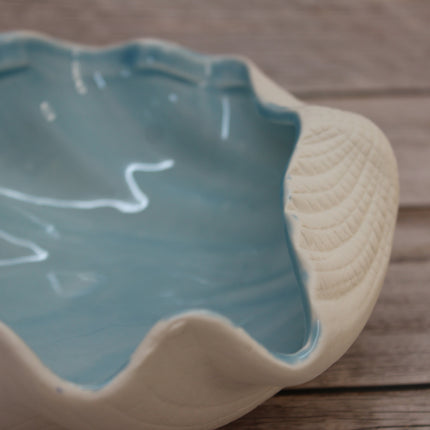 Shell Storage Box, Porcelain Storage Box, Beach Decor, figurine Jewelry Box, Ocean Decor, Seashell Decor, Seashell Gift, Seashell Jewelry Box - Pink Horse Florida