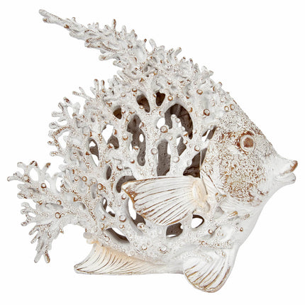 Fish Coral Look, Fish Figurine, Fish Decor, Fish Decoration, Beach Home, Ocean Decor, Boat Decor - Pink Horse Florida