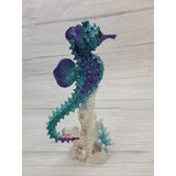 Seahorse Figurine, Seahorse Coral Figurine, Seahorse Decor, Beach Home Decor, Ocean - Pink Horse Florida