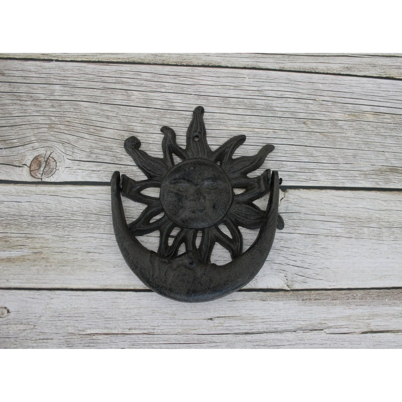 Sun and Moon Door Knocker, Sun and Moon Decor, Sun Door Knocker, Door Knocker - Pink Horse Florida