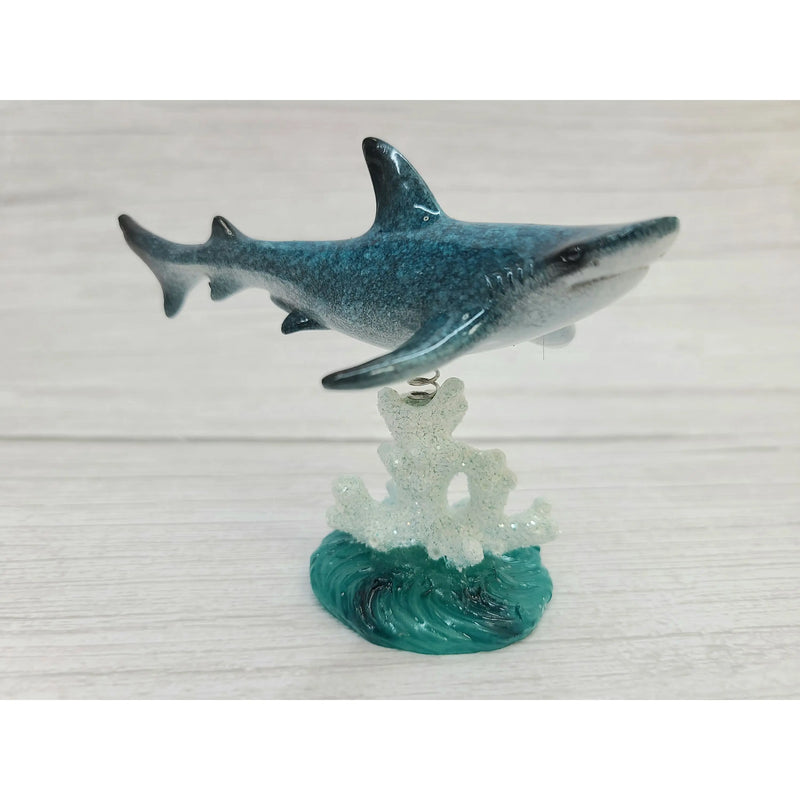 Shark Figurine, Shark Decor, Beach Home, Beach Decor, Ocean Decor, Nautical FIgurine, Beach - Pink Horse Florida