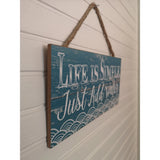 Life Is Simple Just Add Water,Life is Simple, Nautical Decor, Life is Simple Just Add Water, Ocean - Pink Horse Florida