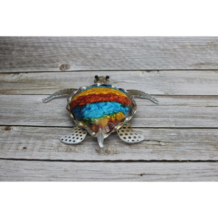 Sea Turtle Wall Art, Sea Turtle Wall Decor, Nautical Decor, Turtle Gift, Turtle Wall Art Metal - Pink Horse Florida
